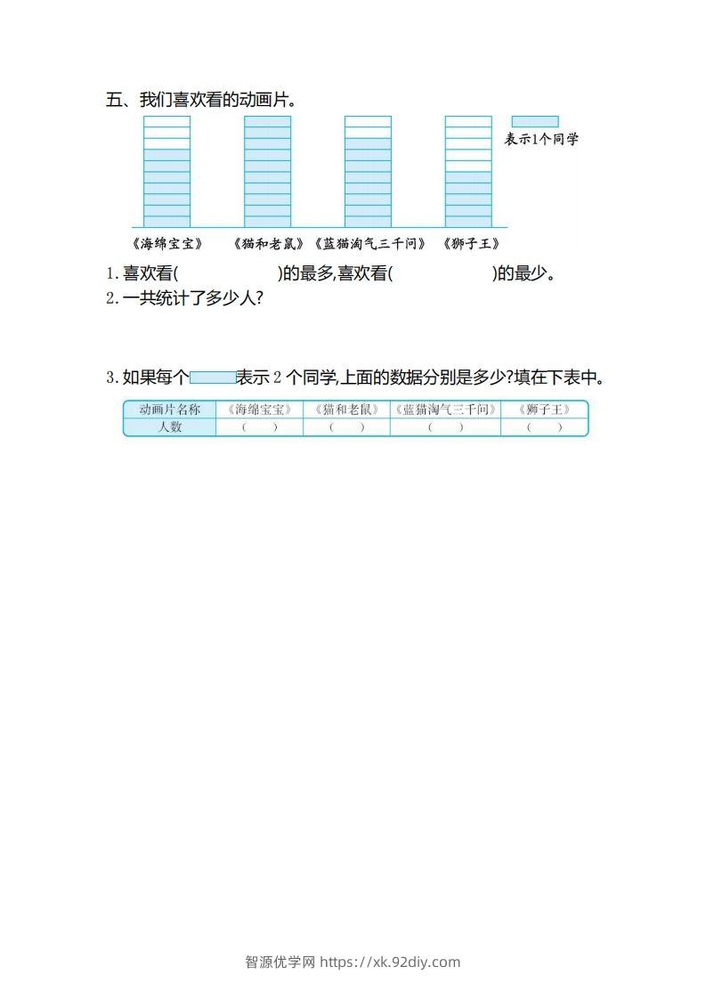 图片[3]-二（下）人教版数学第一单元检测卷.2-智源优学网
