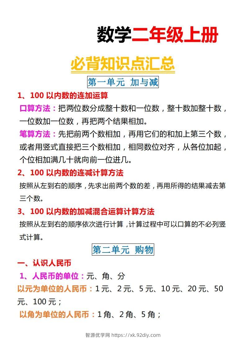 【北师大】二上数学重点知识点汇总预习-智源优学网