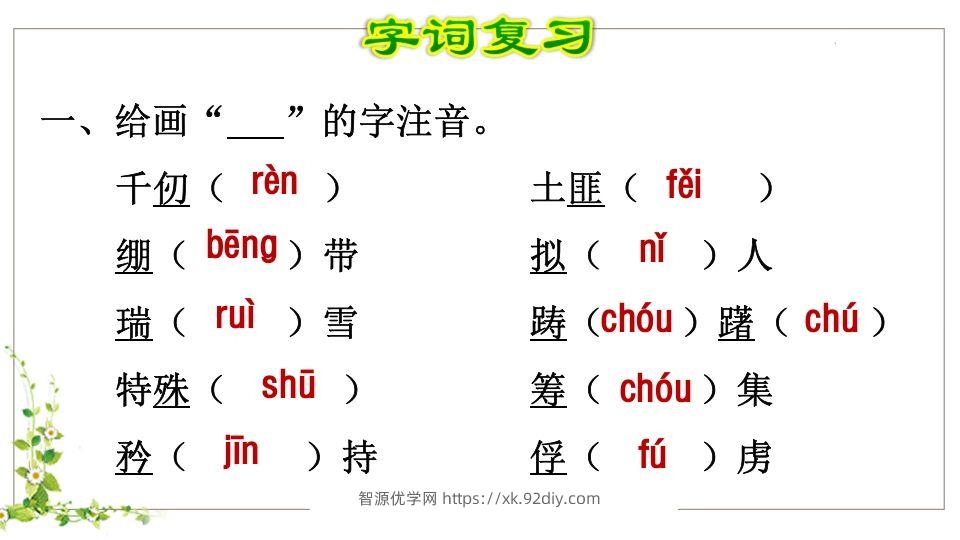 图片[2]-五年级语文下册第4单元知识点课件（部编版）-智源优学网