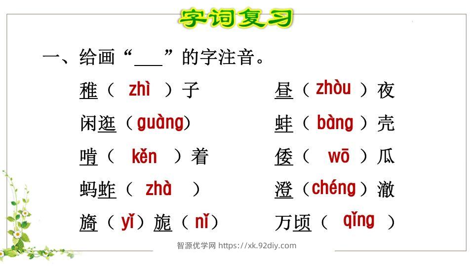 图片[2]-五年级语文下册第1单元知识点课件（部编版）-智源优学网