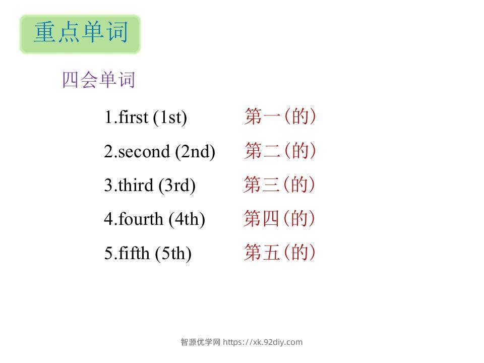 图片[2]-五年级英语下册知识清单课件-unit4∣(共10张PPT)（人教PEP版）-智源优学网