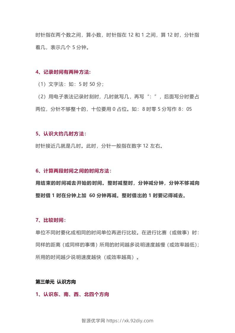 图片[3]-苏教版数学2年级下册数学知识点-智源优学网