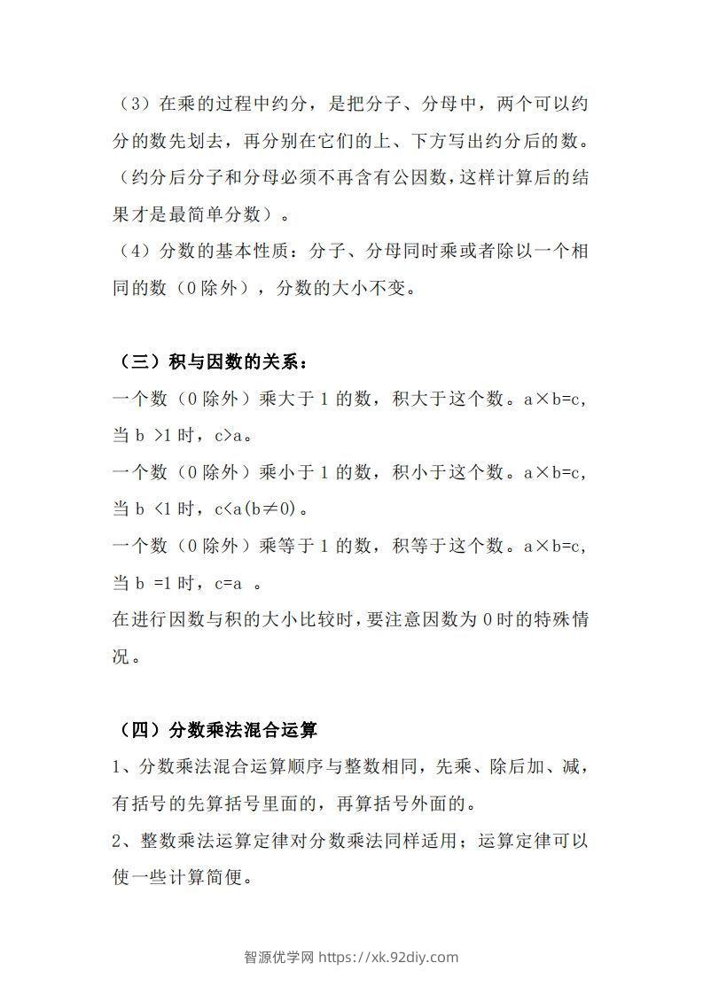 图片[2]-【六上】数学必背汇总-智源优学网
