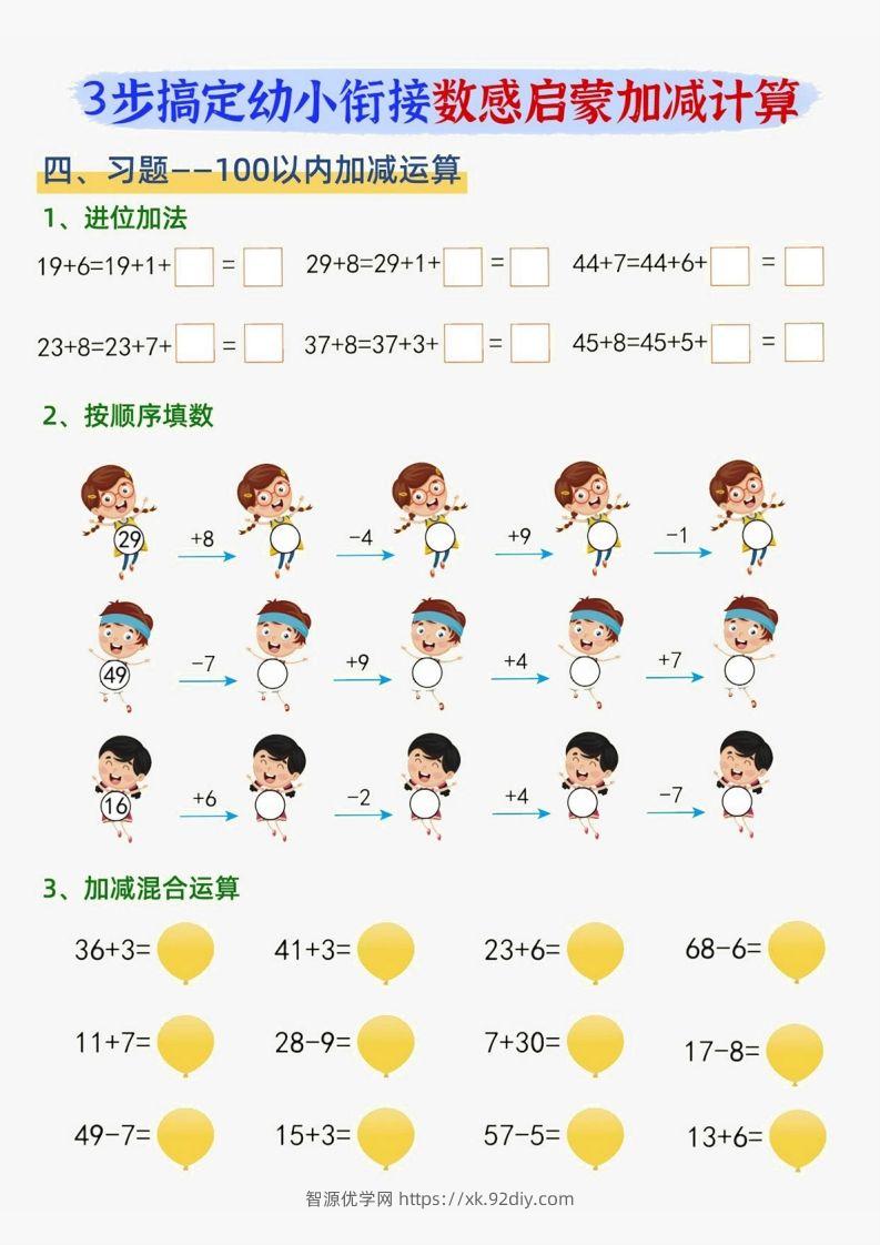 图片[2]-【数学】数感启蒙加滅法-智源优学网