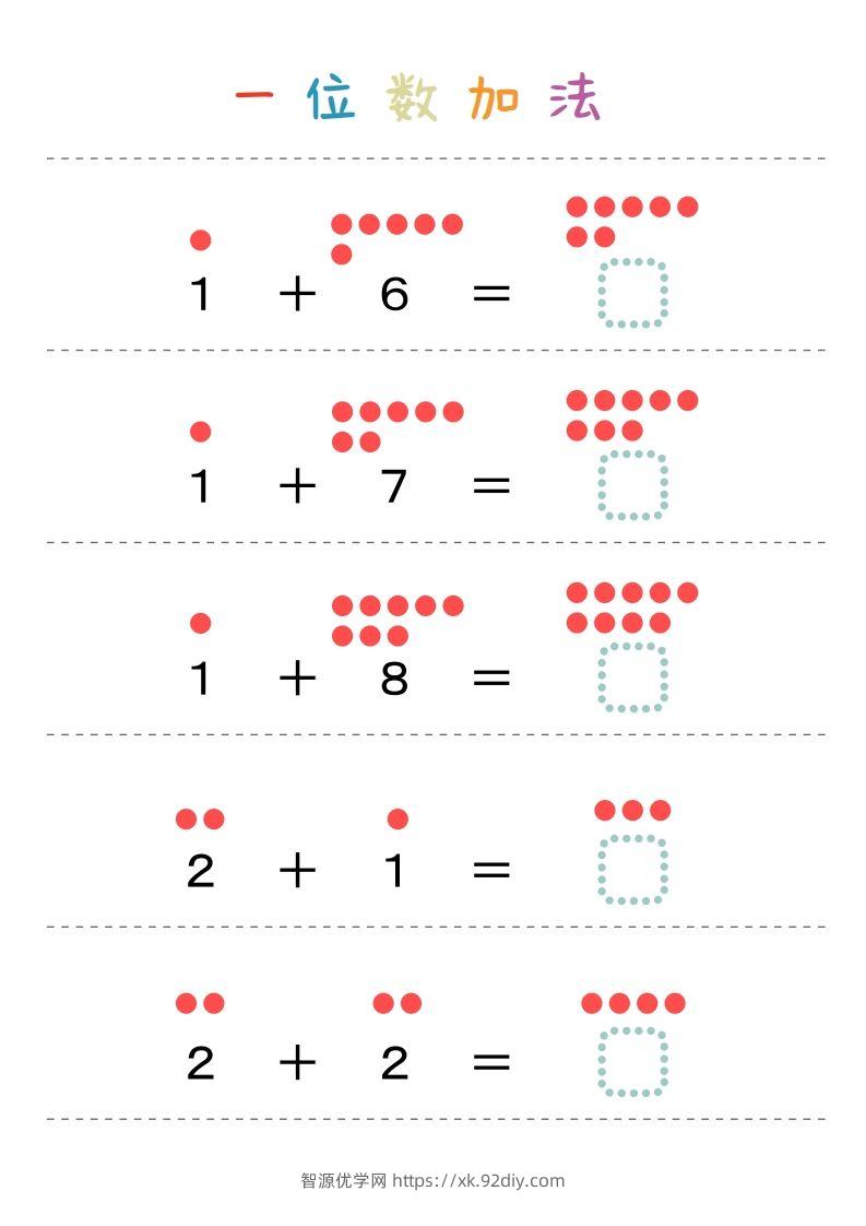 图片[2]-【数学】一位数加法-智源优学网
