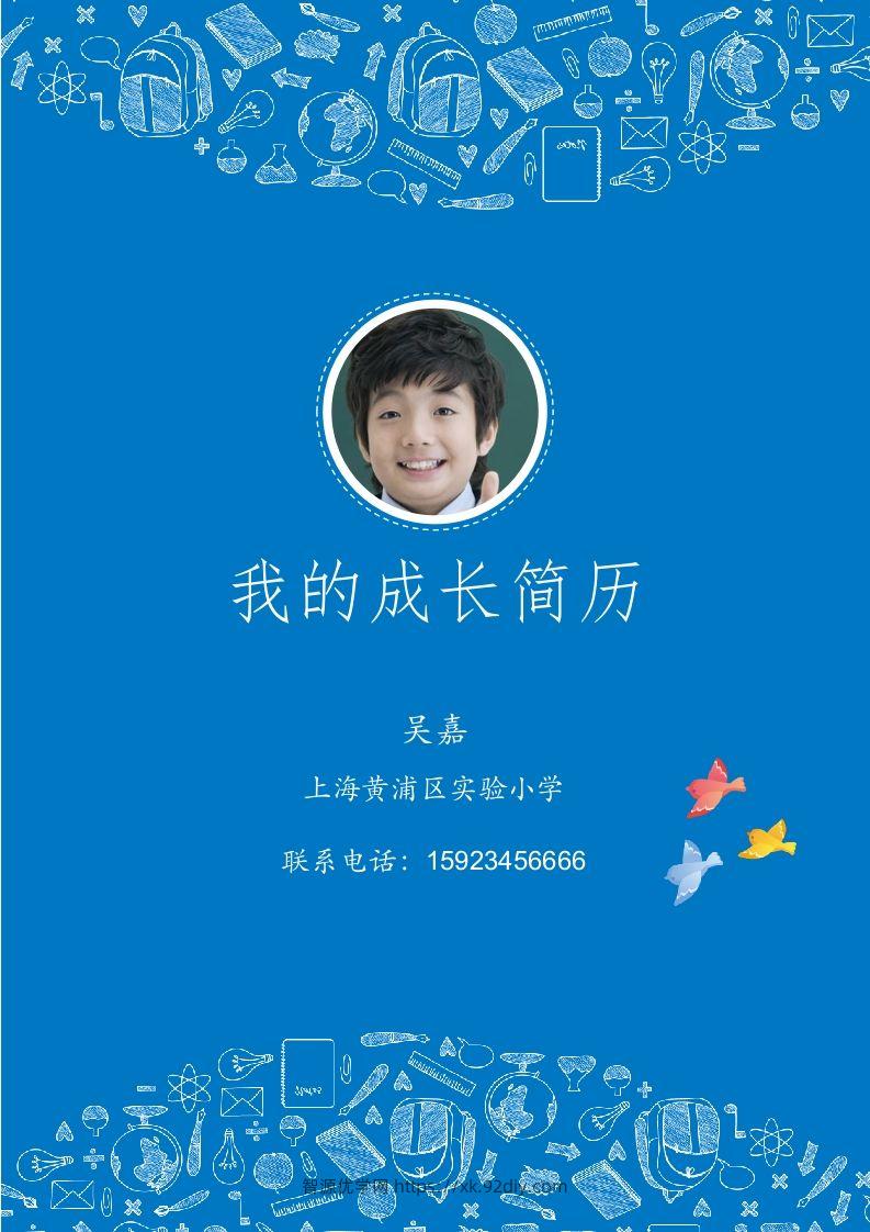 多页-小升初简历29-智源优学网