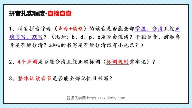 拼音识字1本通-拼音知识点总结-智源优学网