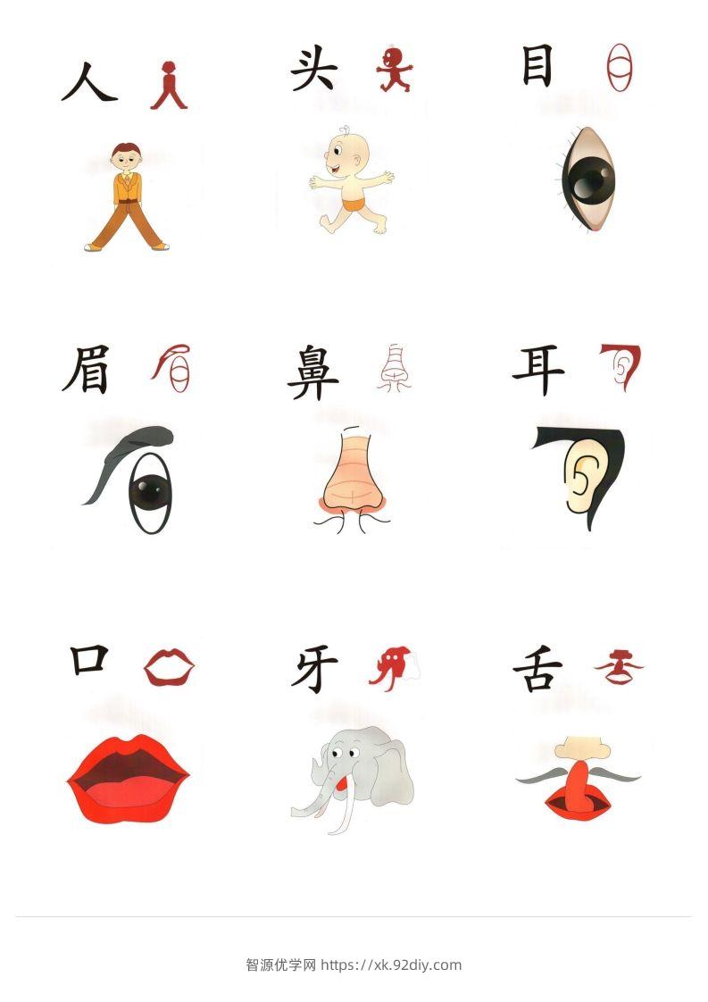 直映识字象形文字（整理版最新）-智源优学网