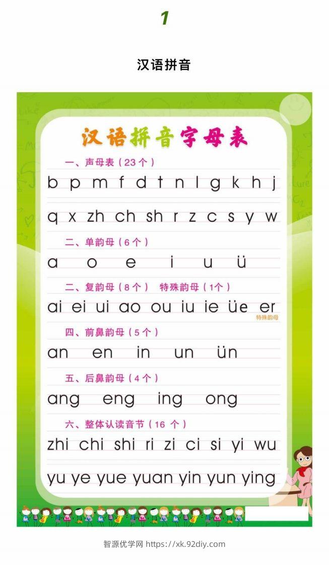【拼音】•幼小衔接拼音拼读-智源优学网