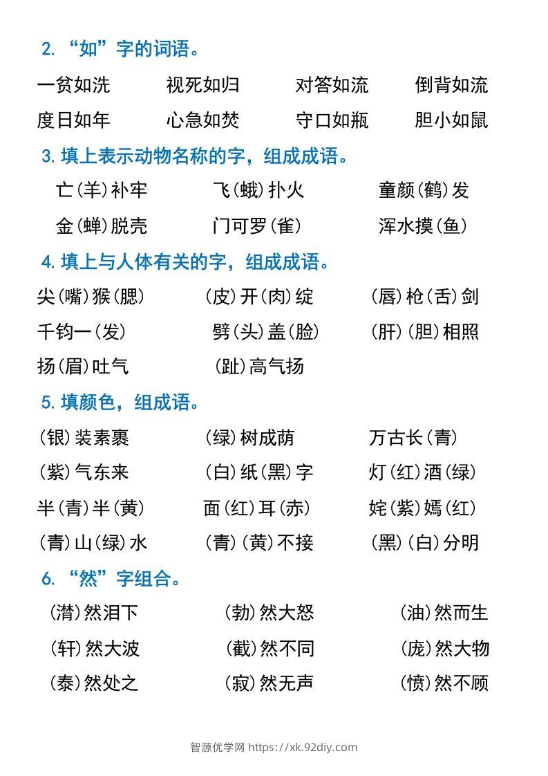 图片[2]-六年级下册语文重点内容总结（适用于小升初）-智源优学网