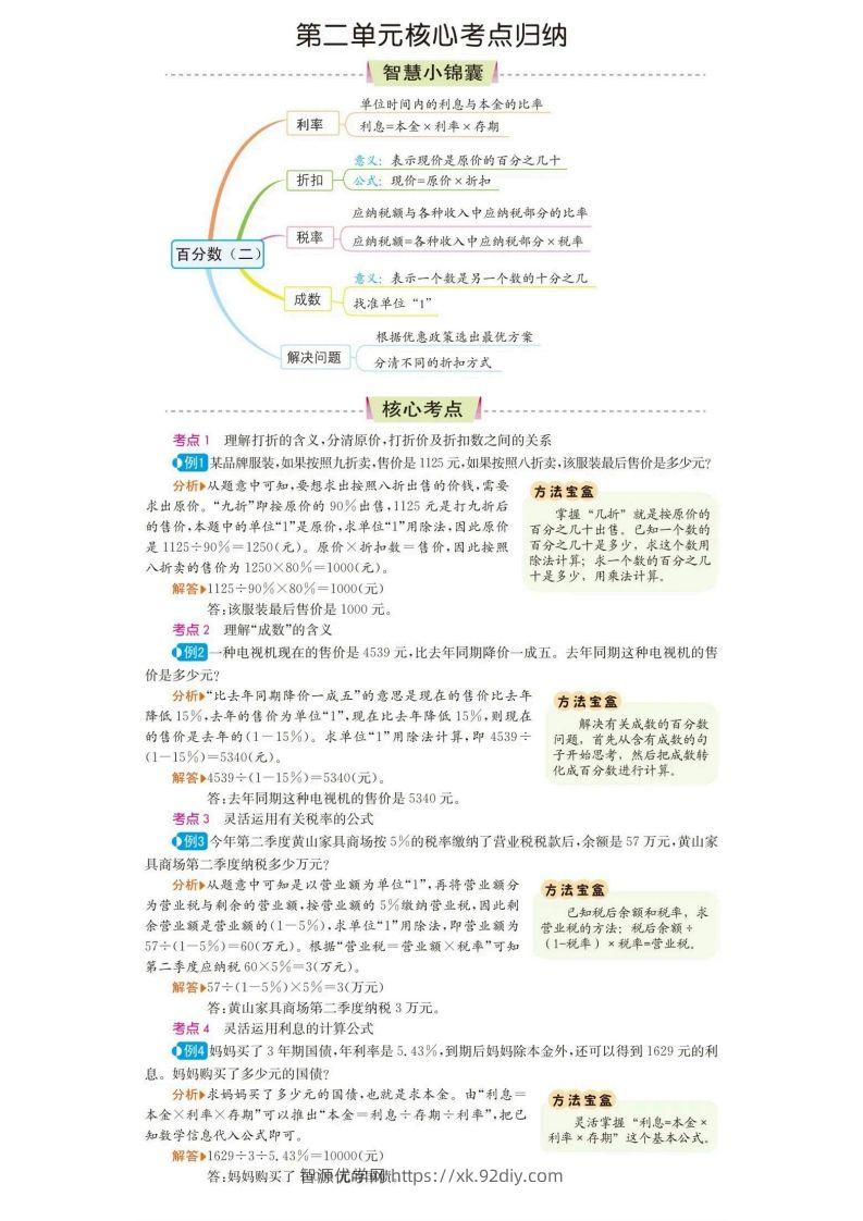 图片[2]-六下数学核心考点归纳-智源优学网
