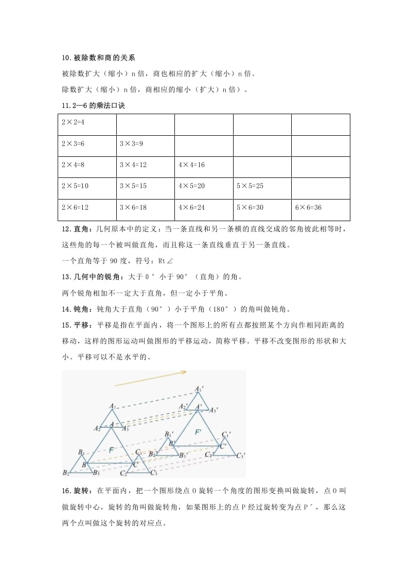 图片[2]-二年级数学下册小学知识点归纳-智源优学网