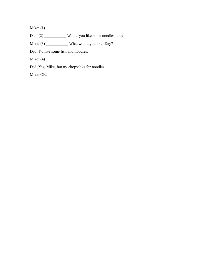 图片[2]-四年级英语上册Unit5_B_Read_and_write同步习题（人教版一起点）-智源优学网