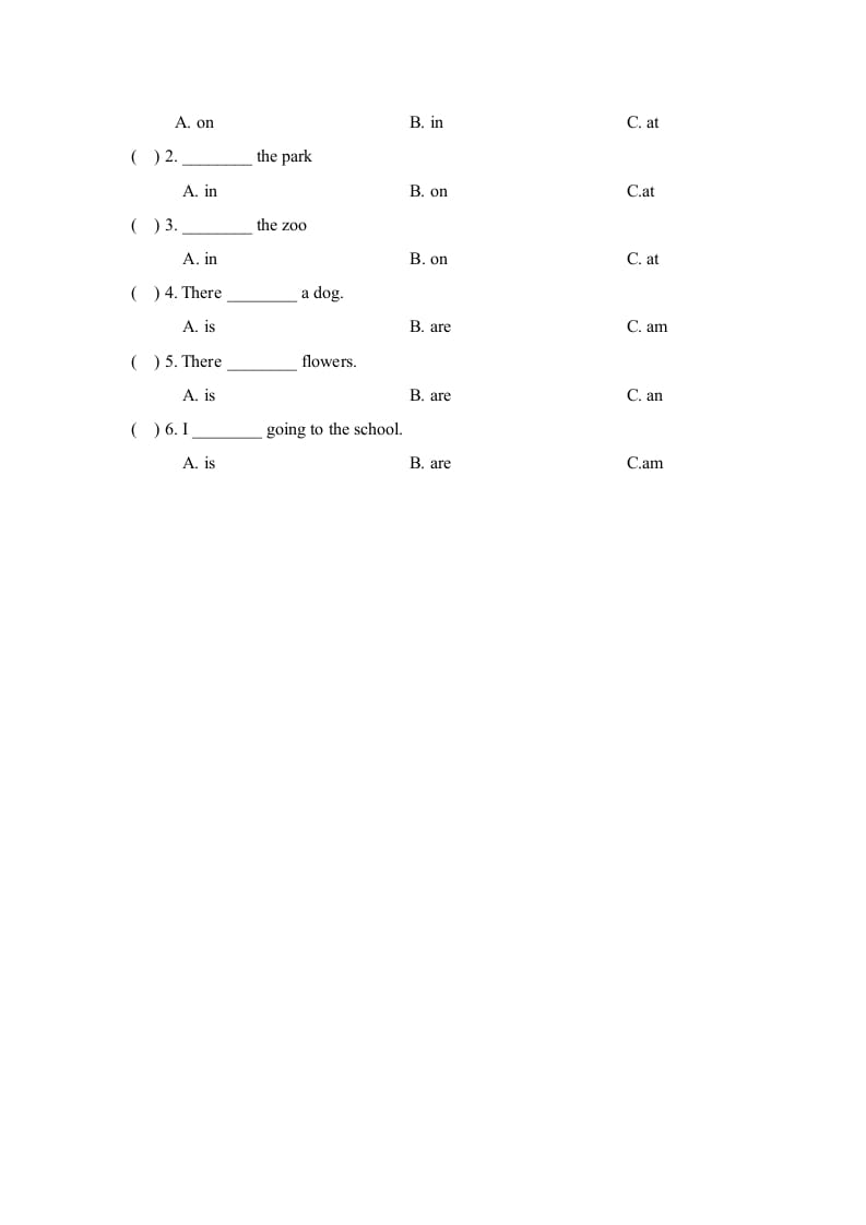图片[2]-二年级英语上册Unit5_Lesson2课时训练（人教版一起点）-智源优学网