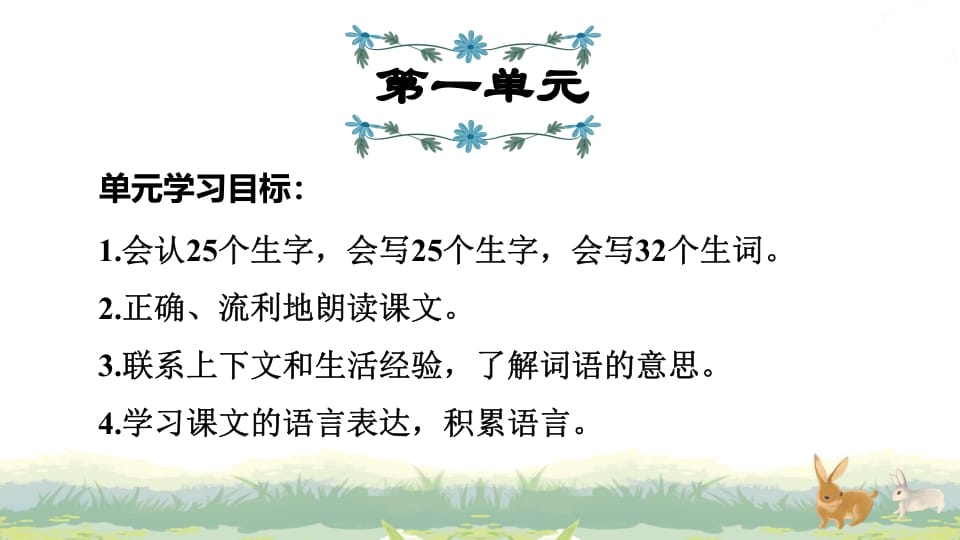 三年级语文上册第1单元复习（部编版）-智源优学网