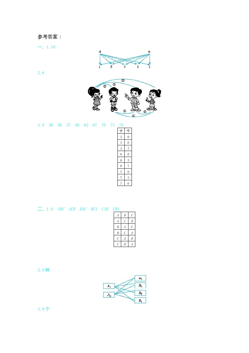 图片[3]-三年级数学下册第八单元检测卷2-智源优学网