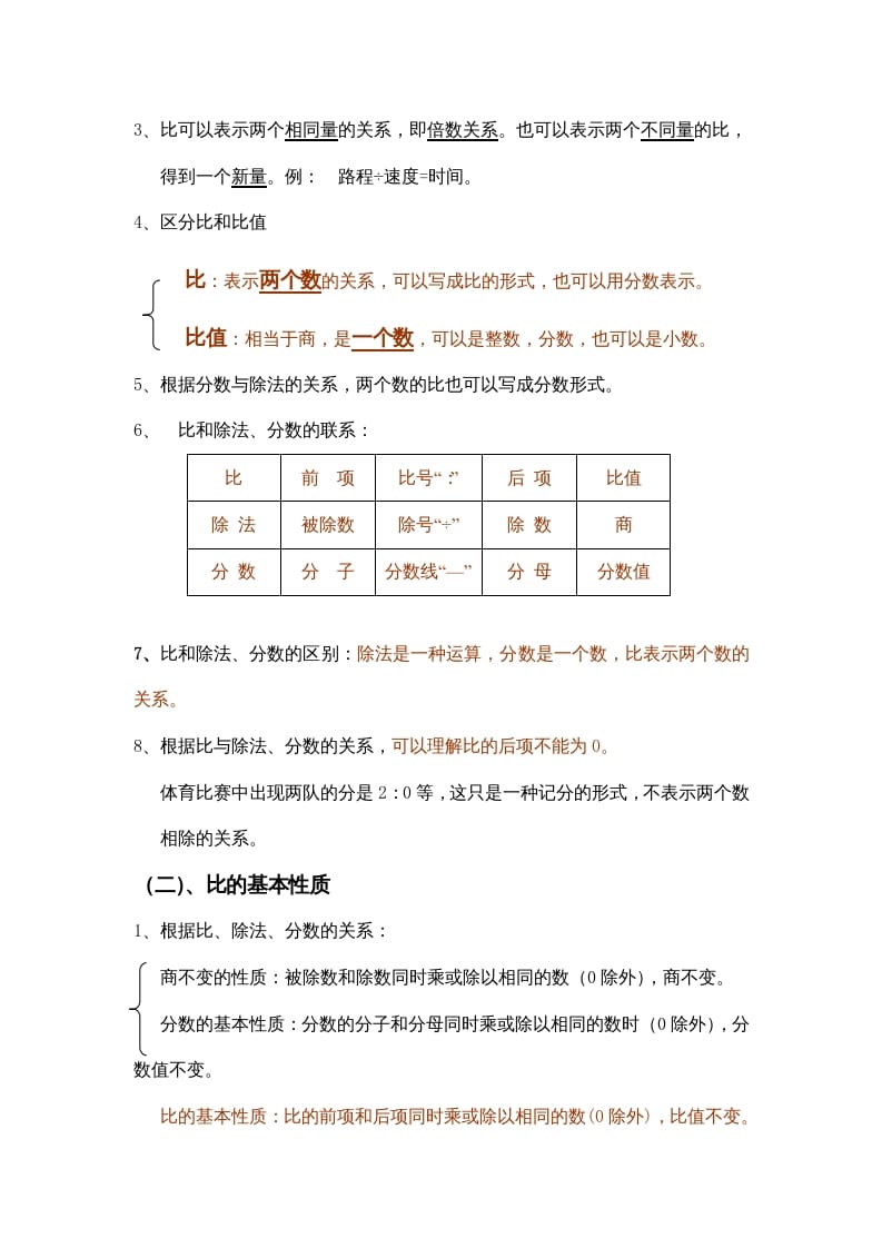 图片[3]-六年级数学上册第2单元归纳总结（人教版）-智源优学网