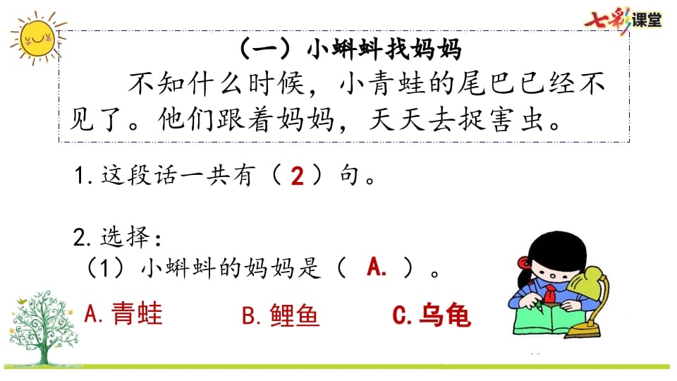 图片[3]-二年级语文上册专项7：阅读指导复习课件（部编）-智源优学网