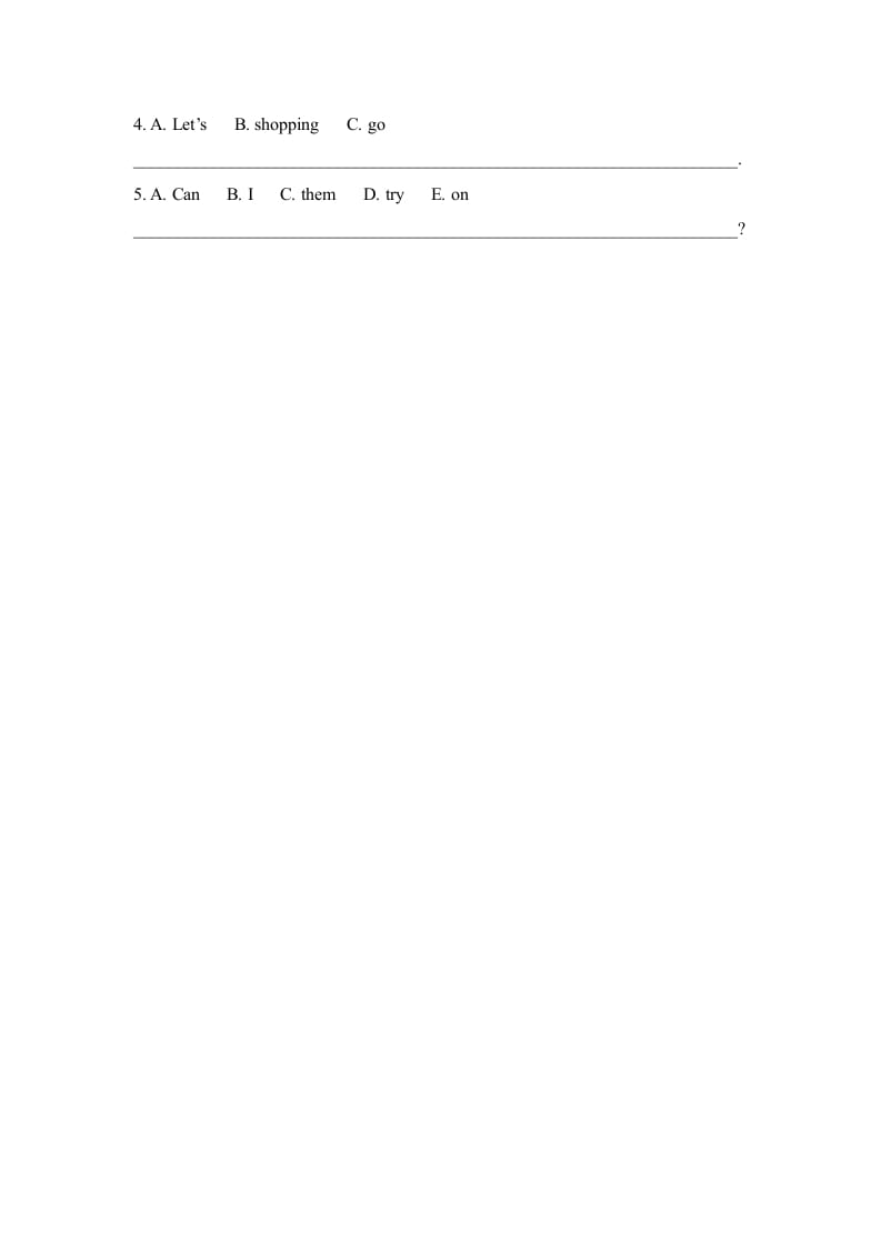 图片[2]-四年级英语上册Lesson31_课时训练（人教版一起点）-智源优学网