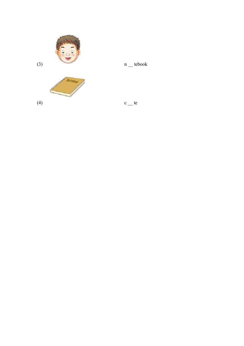 图片[3]-四年级英语上册Unit4_A_同步习题（人教版一起点）-智源优学网