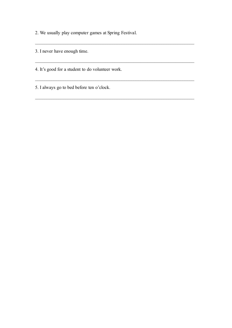 图片[2]-六年级英语上册Unit3_Lesson1_课时训练（人教版一起点）-智源优学网