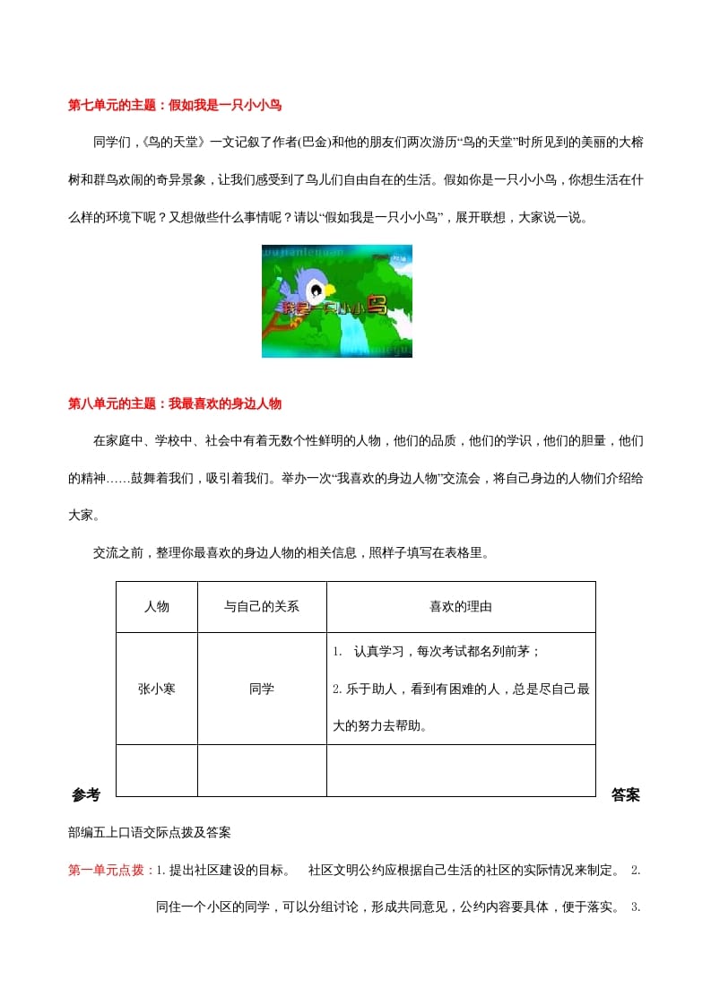 图片[3]-五年级语文上册口语交际与习作专项（部编版）-智源优学网