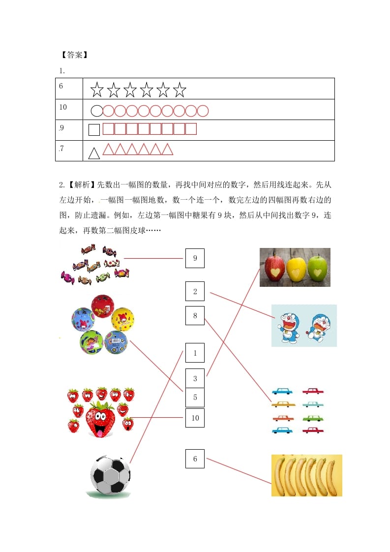 图片[3]-一年级数学上册5.2认识10以内的数-（苏教版）-智源优学网