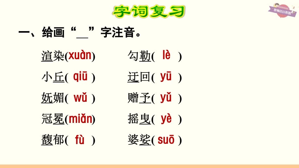 图片[2]-六年级语文上册第1单元复习（部编版）-智源优学网