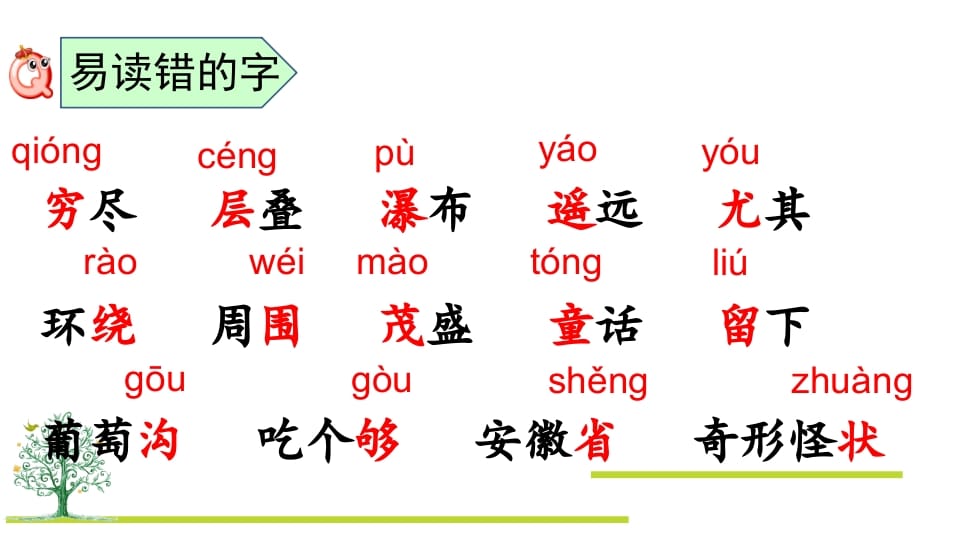 图片[3]-二年级语文上册第四单元复习（部编）-智源优学网