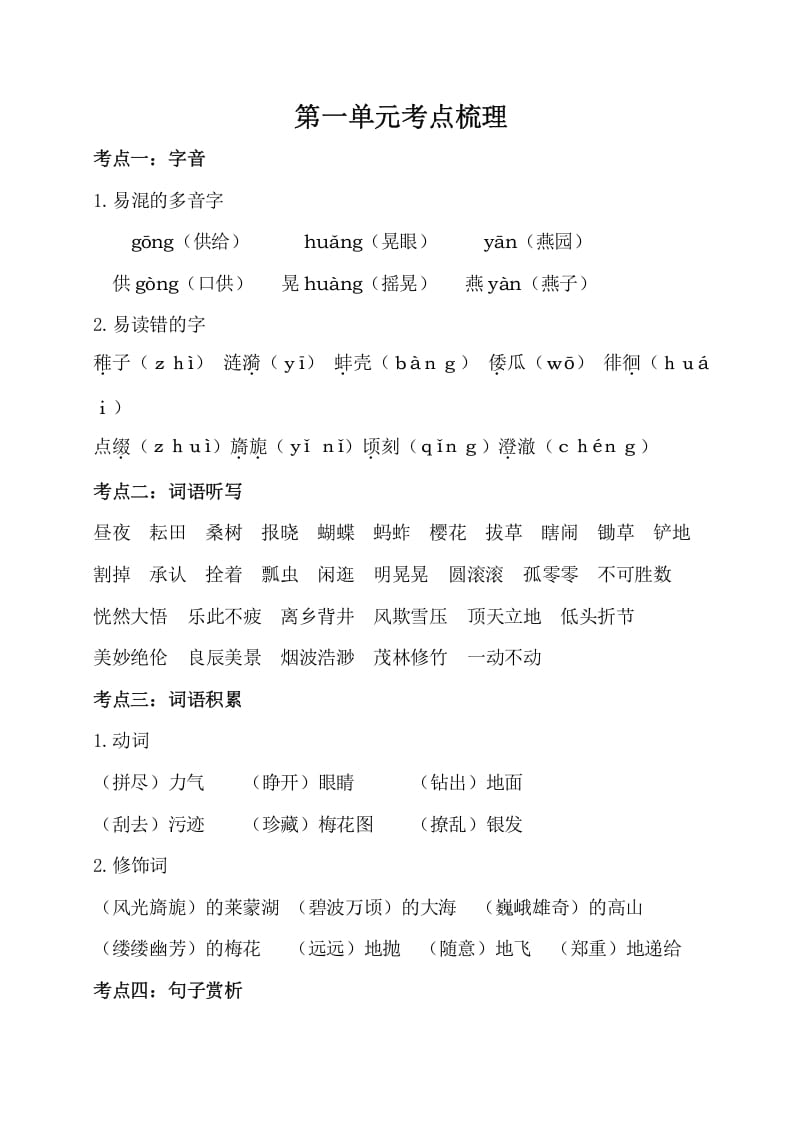 五年级数学下册第一单元考点梳理人教部编版-智源优学网