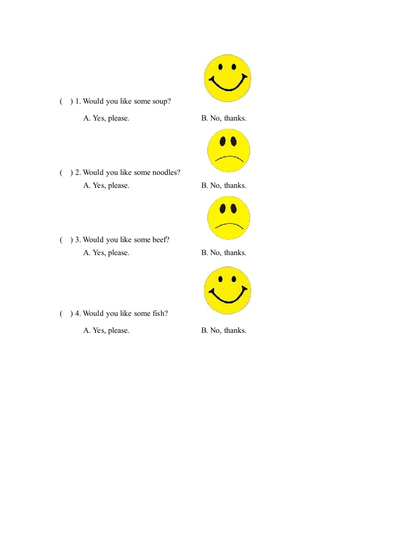 图片[2]-三年级英语上册Unit5_B_Let’s_learn同步习题(5)（人教版一起点）-智源优学网