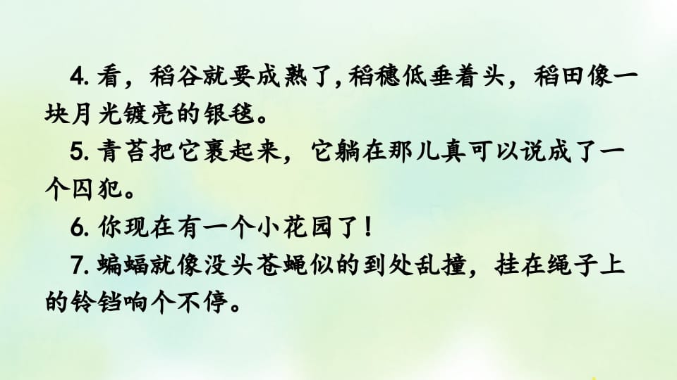 图片[3]-四年级语文上册专项3句子复习课件-智源优学网