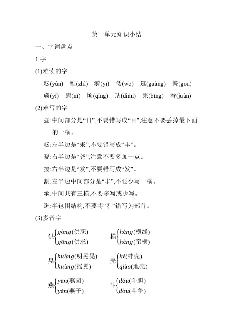 五年级数学下册第一单元知识小结_人教（部编版）-智源优学网