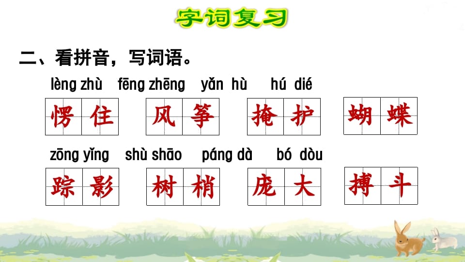 图片[3]-四年级语文上册第5单元复习-智源优学网