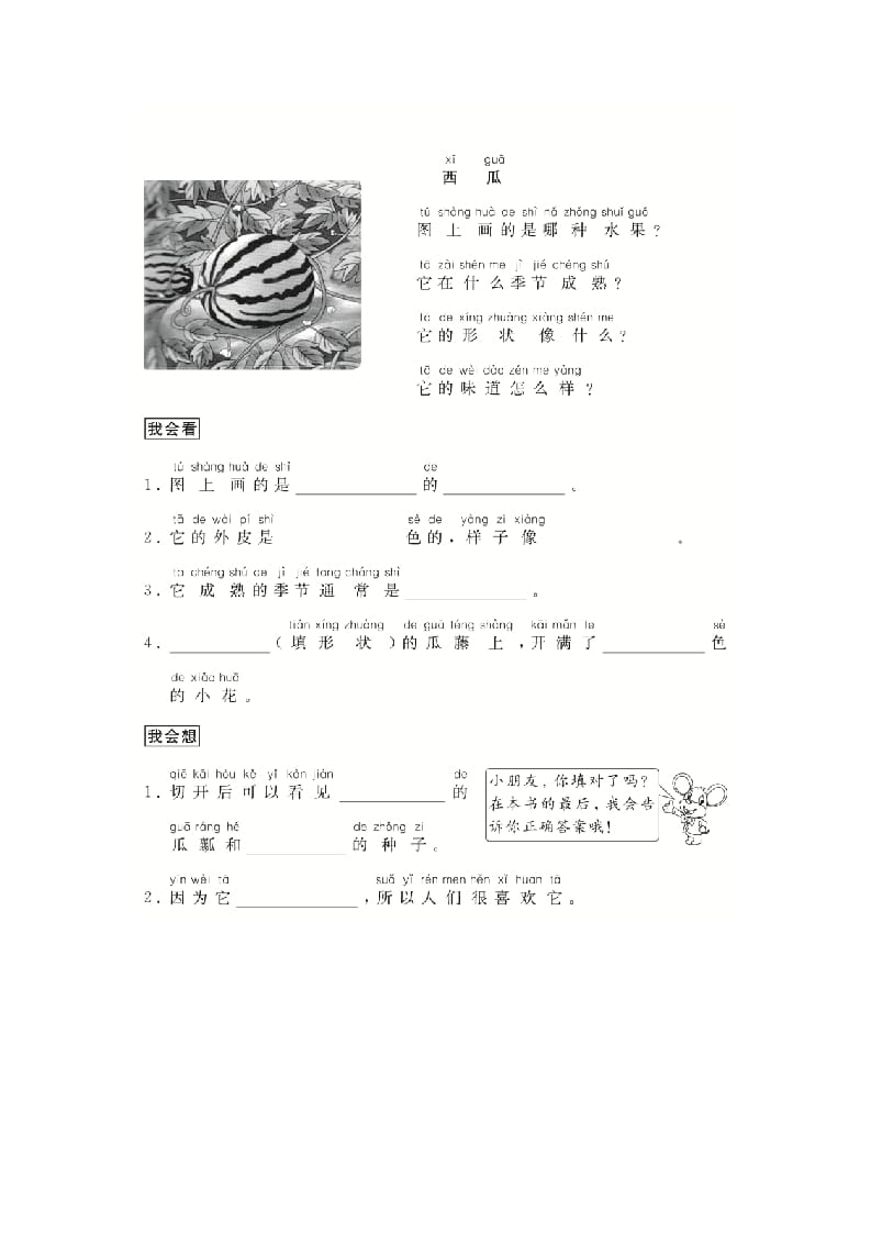 图片[3]-二年级语文上册（跟我学写话）写物（5篇）（部编）-智源优学网